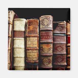 Imã Antigos livros de Ligação de Couro do Design do 