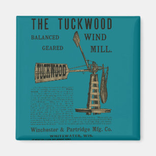 Imã Antiguidade Do Vento Do Tuckwood Whitewater Wis 18