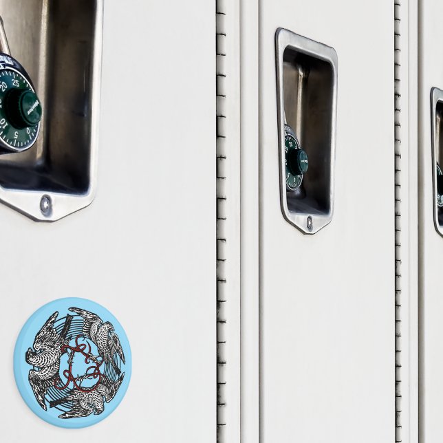 Imã Antiguidade: Três Hawks William de Morgan (In Situ (Locker))