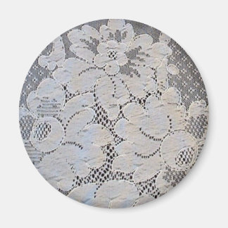 Imã Antiguo Alencon Lace Floral