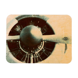 Ímã Antique Airplane Engine Propeller Photo
