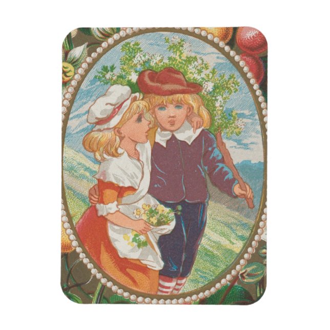 Ímã Antique Quirky Valentine, Victorian Era, 1874 (Vertical)