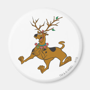 Imã Antlers do feriado do Natal de Scooby-Doo