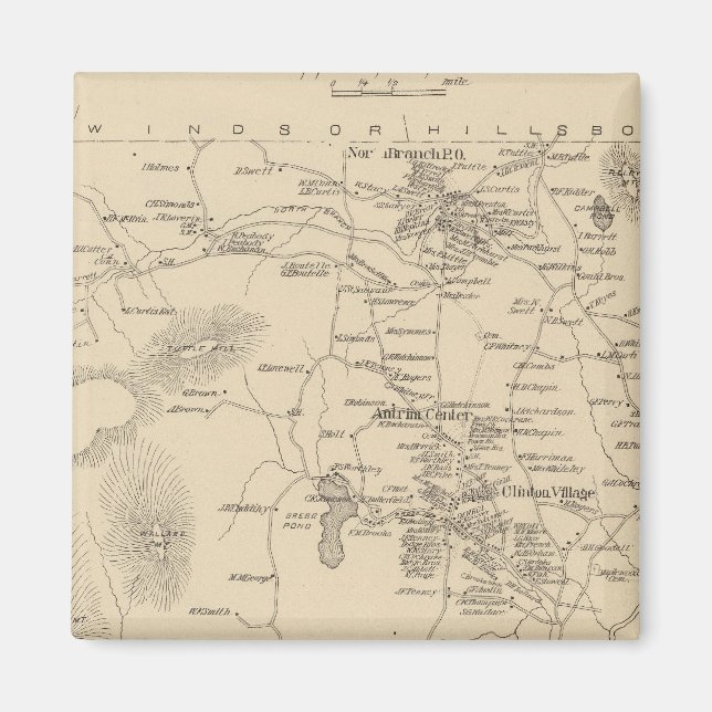 Imã Antrim, Hillsborough Co (Frente)