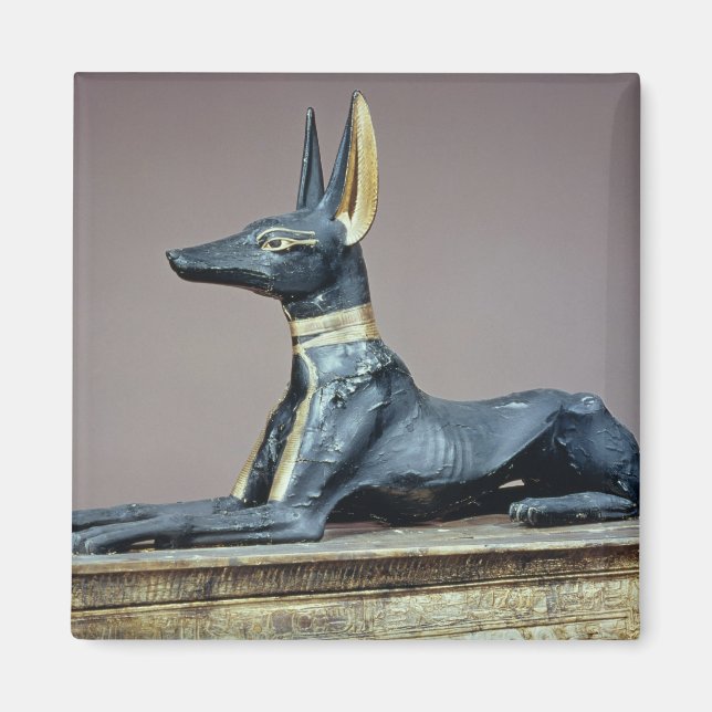 Imã Anubis, deus egípcio do morto de um peito (Frente)