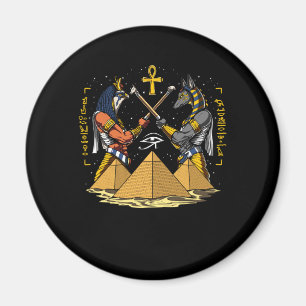 Imã Anubis Egípcio Deus Ra Ankh Olho Das Pirâmides Hor