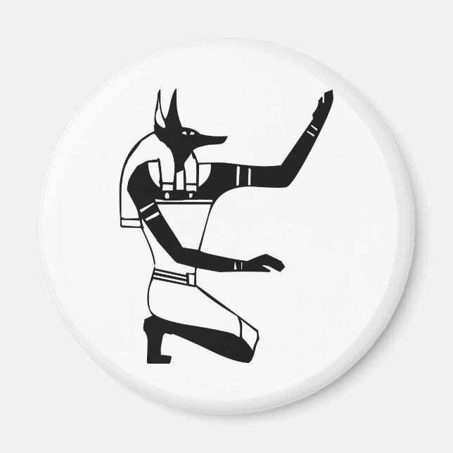 Imã Anubis, hieróglifo egípcio (Frente)