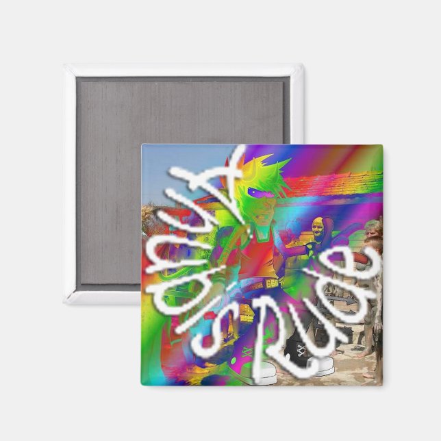 Imã Anubis Rude Magnet Pequeno (Front/Back)