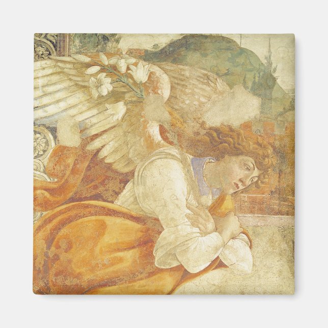 Imã Anunciação, detalhes do Arcanjo (Frente)