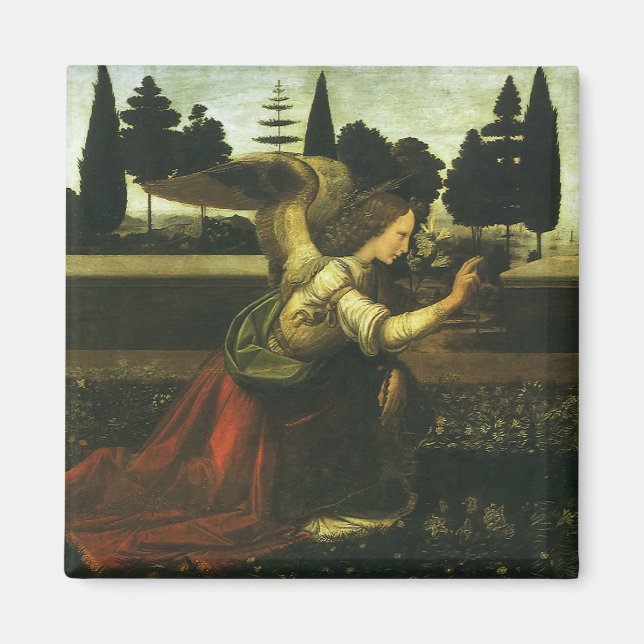 Imã Anunciação do Senhor por Leonardo da Vinci (Frente)