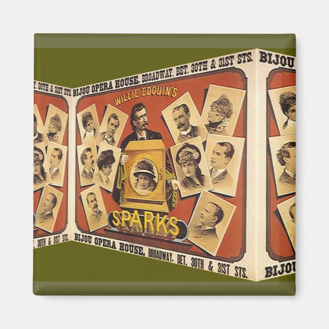 IMÃ ANÚNCIO DA CASA DE OPERA DE MAGNET~ BIJOU MAGNET! (Frente)