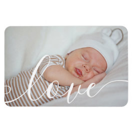 Ímã Anúncio de Amor do Seu Bebê em Letra de Forma