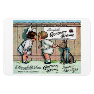 Ímã Anúncio de chocolate 1905