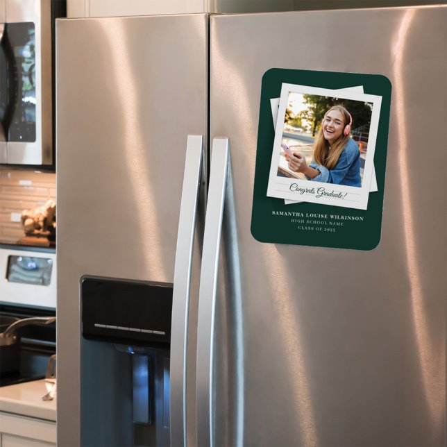 Ímã Anúncio de Foto de Graduação 2025 (Graduation Photo Announcement Magnet)