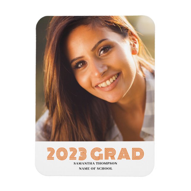 Ímã Anúncio de Foto para Graduação 2023 (Vertical)