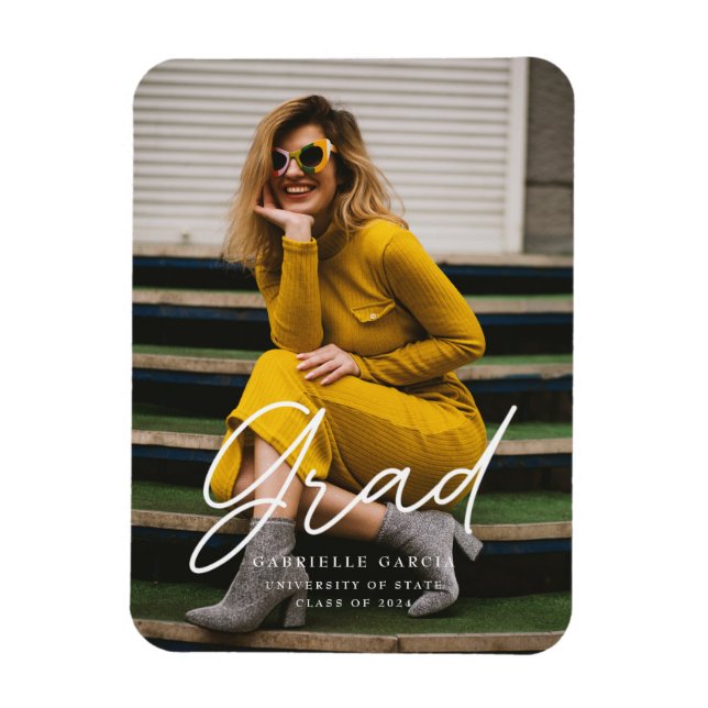 Ímã Anúncio de Graduação de Título (Vertical)