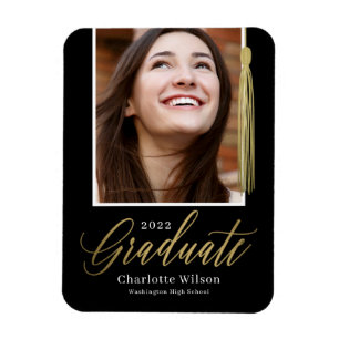 Ímã Anúncio de Graduação do Orgulho de Tassel