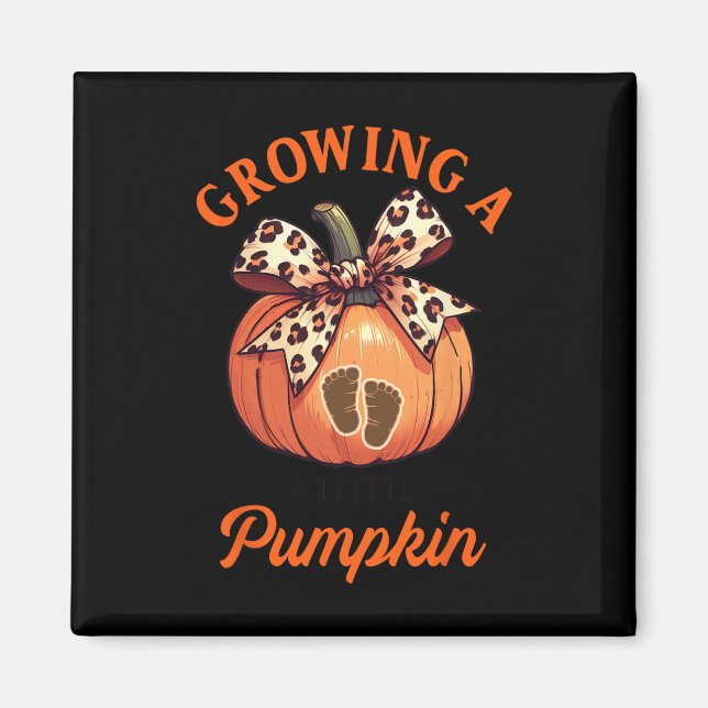 Imã Anúncio de Gravidez Ação de Graças Crescendo Pouco (Frente)