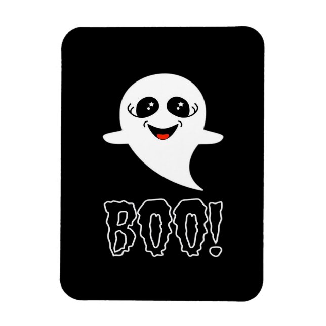 Ímã Anúncio de gravidez de Halloween fofo (Vertical)