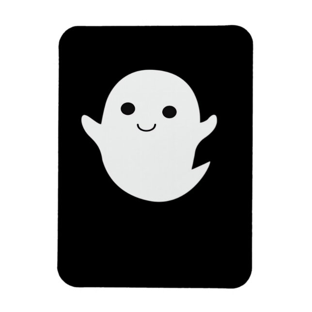 Ímã Anúncio de gravidez de Halloween fofo (Vertical)