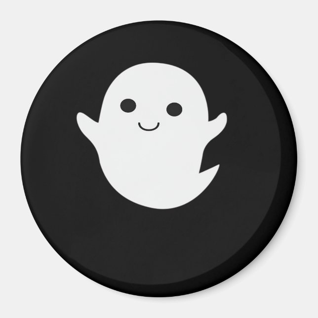 Imã Anúncio de gravidez de Halloween fofo (Frente)