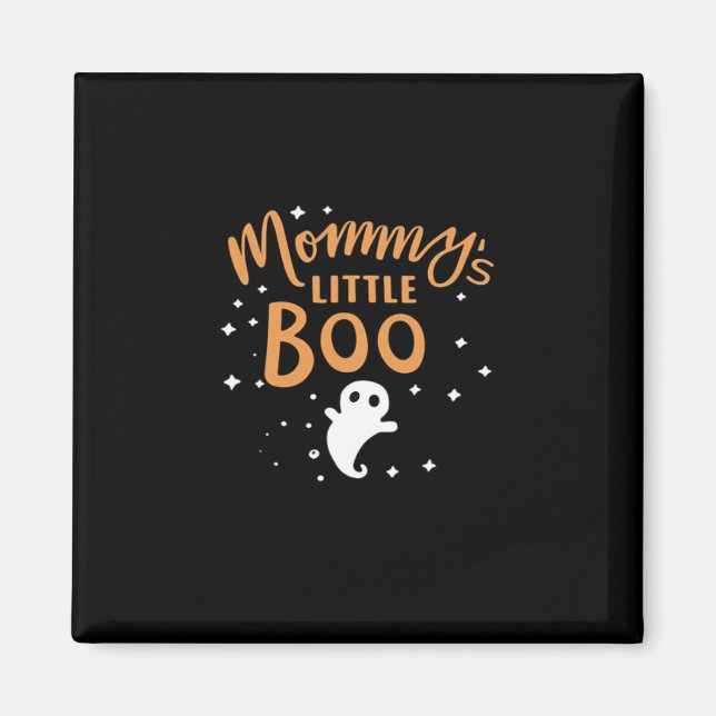 Imã Anúncio de gravidez de Halloween fofo (Frente)