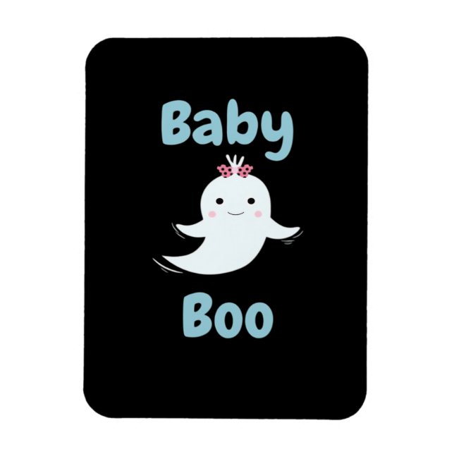 Ímã Anúncio de gravidez de Halloween fofo (Vertical)