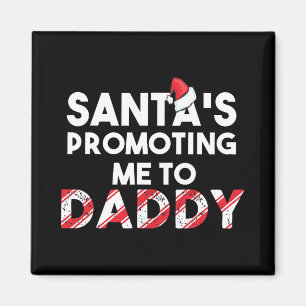 Imã Anúncio de Gravidez de Natal Masculino - Novo Pai