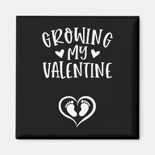 Imã Anúncio de Gravidez do Meu Valentim Crescendo