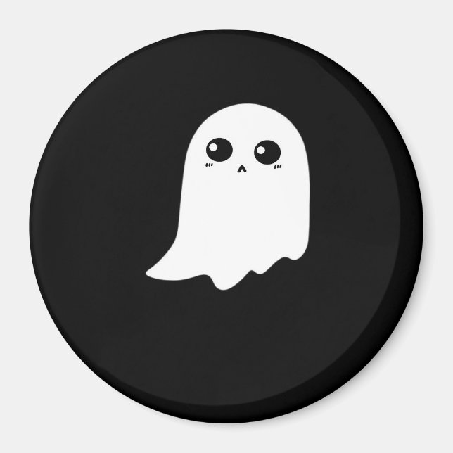 Imã Anúncio de gravidez fofo de Halloween (Frente)