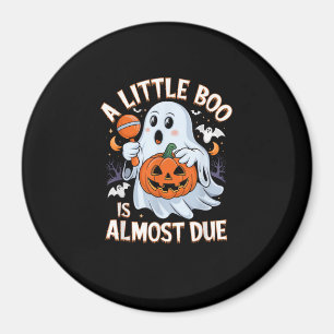 Imã Anúncio de gravidez fofo de Halloween