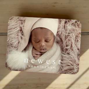 Ímã Anúncio de Nascimento do Novo Membro da Família Be