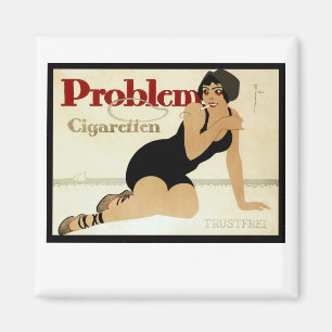 Imã Anúncio do cigarro do problema
