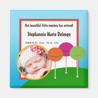 Imã Anúncio do Magnet Candy Land Sorvete 2"x2"