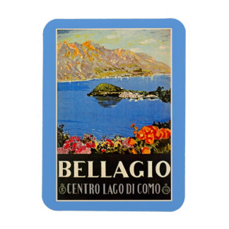 Ímã Anúncio do viagem italiano Vintage 1920 Bellagio