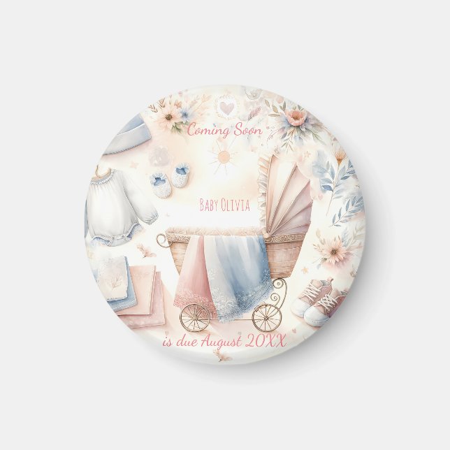 Imã Anúncio fofo de lançamento em breve Convite (Frente)