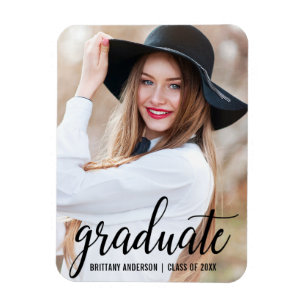 Ímã Anúncio moderno B da graduação da foto