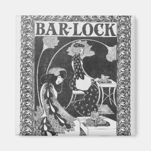 Imã Anúncio para máquinas de escrever com bloqueio de 