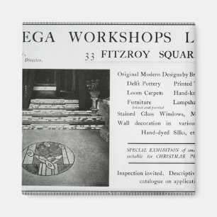 Imã Anúncio para os Omega Workshops Ltd