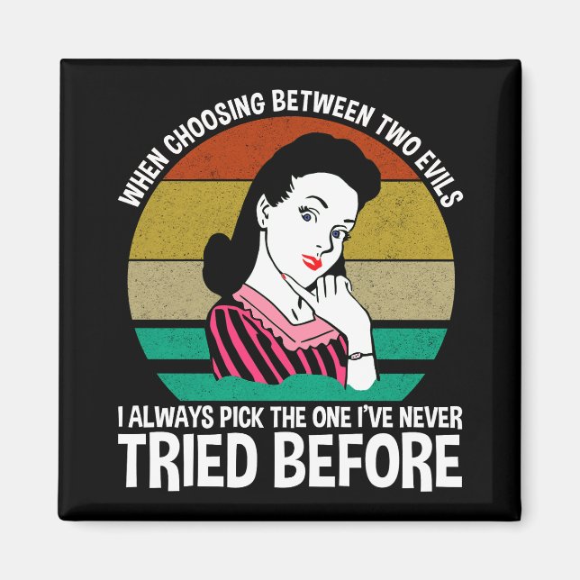 Imã Ao Escolher Entre Dois Mau (Frente)