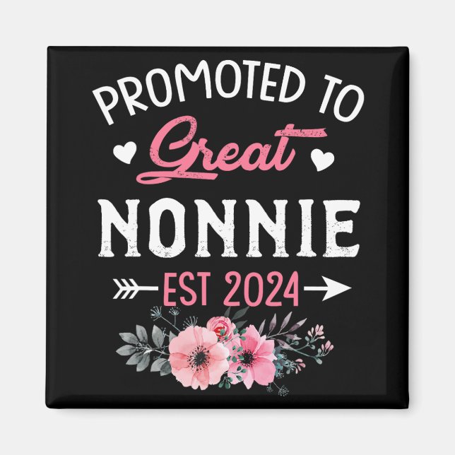 Imã Ao Excelente Nonnie Est 2024 Flower (Frente)