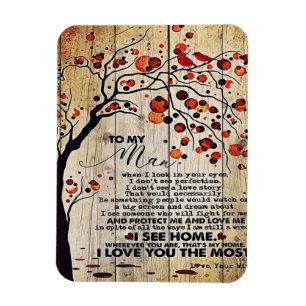 Ímã Ao Meu Design Marido, Ao Meu Marido Presente