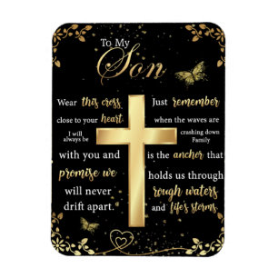 Ímã Ao Meu Filho Presente, Borboleta Lover, Letra Flor