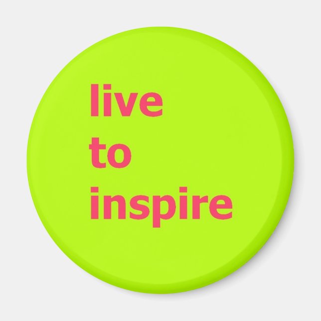 Imã ao vivo para inspirar o ímã (Frente)