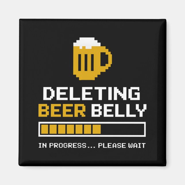 Imã Apagando a Chave de Cerveja Aguarde Carregando o B (Frente)