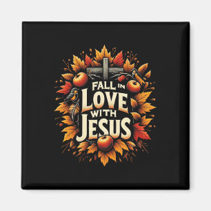 Imã Apaixonar-Se Por Jesus Autumn Christian Thankdom
