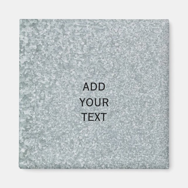 Imã Aparência de metal galvanizado (Frente)