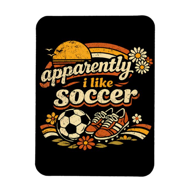 Ímã Aparentemente Eu Gosto de Futebol (Vertical)