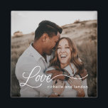 Imã Apenas Ame O Magnete De Fotografias A Cores Editáv<br><div class="desc">Os presentes fotográficos são os melhores presentes! Facilmente personalizado com seu texto e/ou foto(s) para uma aparência personalizada. Concebido por Berry Berry Sweet,  moderno Stationery e presentes personalizados. Visite nosso site em www.berryberrysweet.com para ver nossas linhas de produtos de cheio.</div>