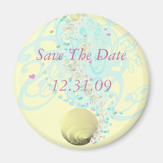 Imã Apenas Beachy Wedding (Frente)